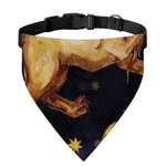 Watercolor Leo Zodiac Sign Print Over The Collar Dog Bandana