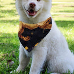 Watercolor Leo Zodiac Sign Print Over The Collar Dog Bandana
