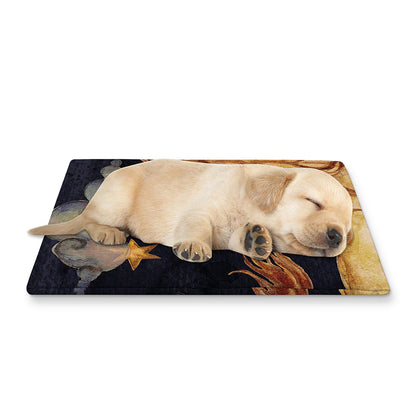 Watercolor Leo Zodiac Sign Print Pet Cooling Mat Cover