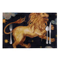Watercolor Leo Zodiac Sign Print Placemat