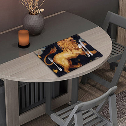 Watercolor Leo Zodiac Sign Print Placemat