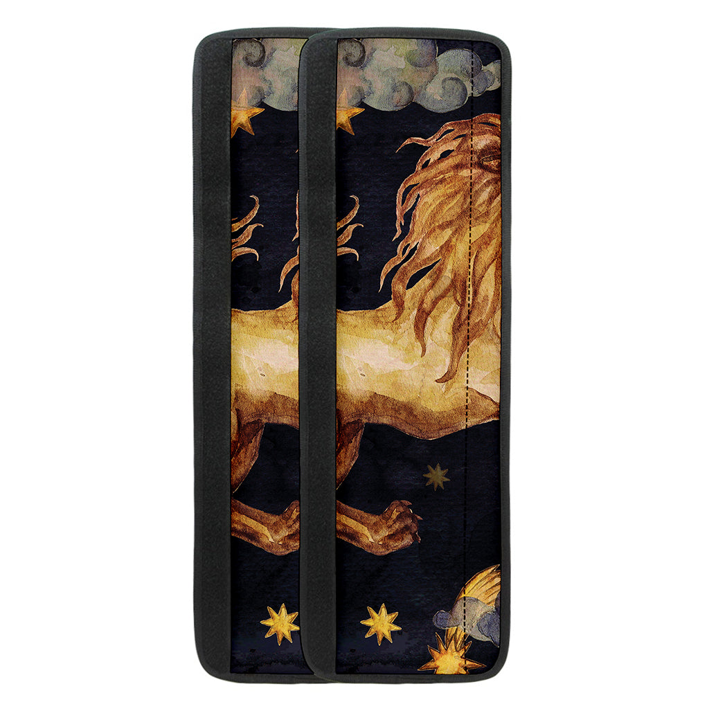 Watercolor Leo Zodiac Sign Print Refrigerator Handle Covers