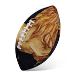 Watercolor Leo Zodiac Sign Print Rugby Ball