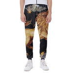 Watercolor Leo Zodiac Sign Print Scuba Joggers