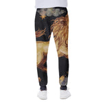 Watercolor Leo Zodiac Sign Print Scuba Joggers