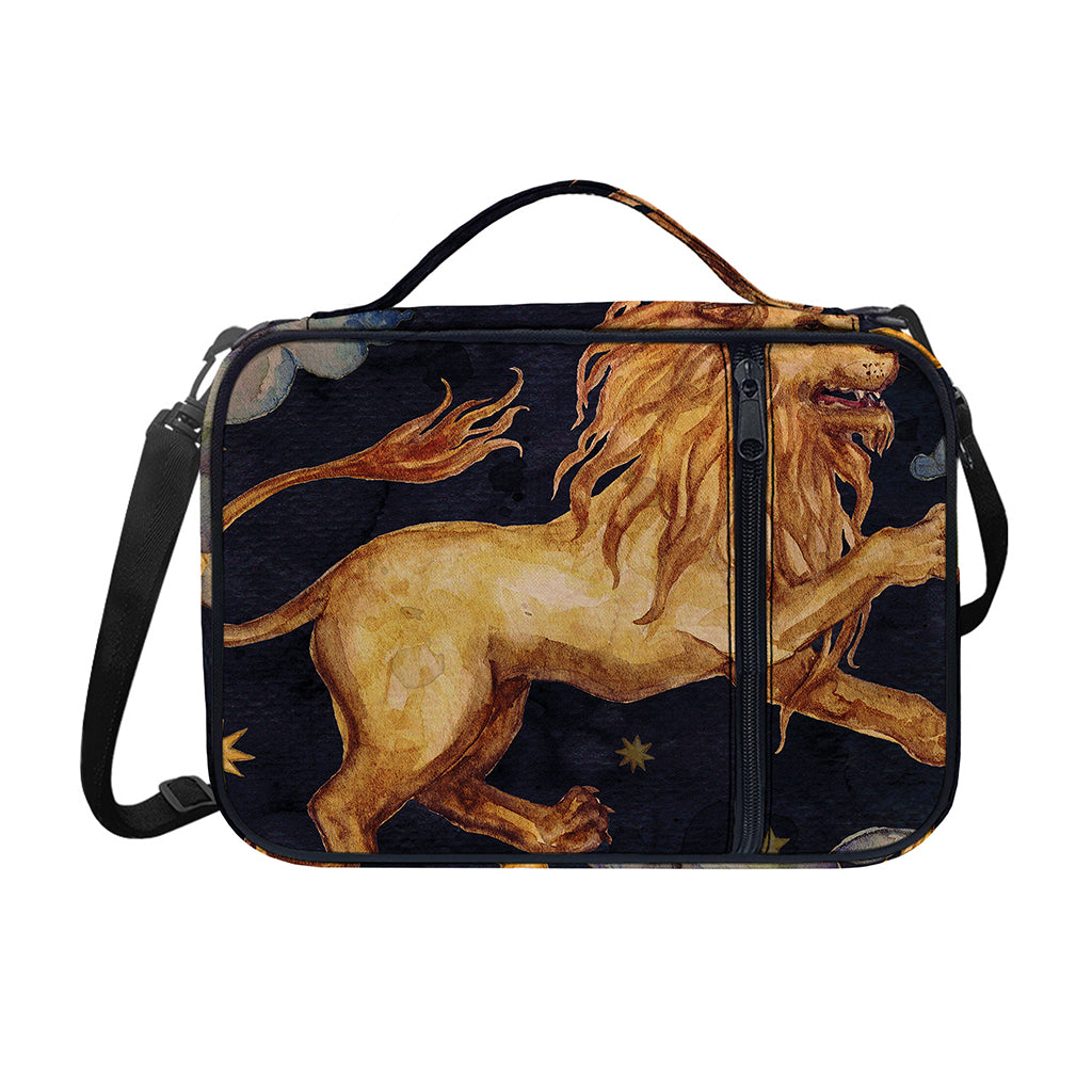 Watercolor Leo Zodiac Sign Print Shoulder Strap Bible Bag