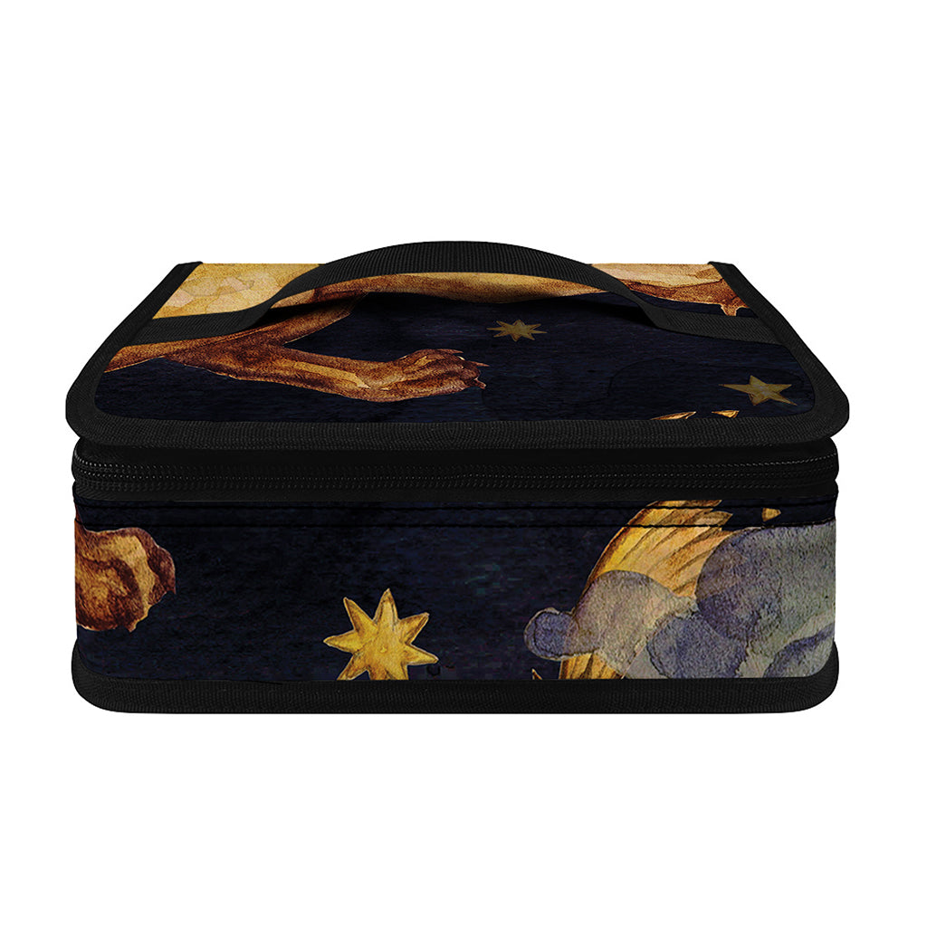 Watercolor Leo Zodiac Sign Print Small Lunch Bag