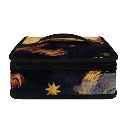 Watercolor Leo Zodiac Sign Print Small Lunch Bag