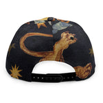 Watercolor Leo Zodiac Sign Print Snapback Cap