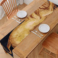 Watercolor Leo Zodiac Sign Print Table Runner
