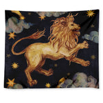 Watercolor Leo Zodiac Sign Print Tapestry