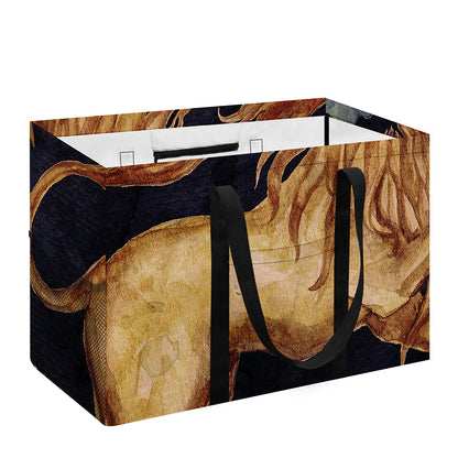 Watercolor Leo Zodiac Sign Print Utility Tote Bag