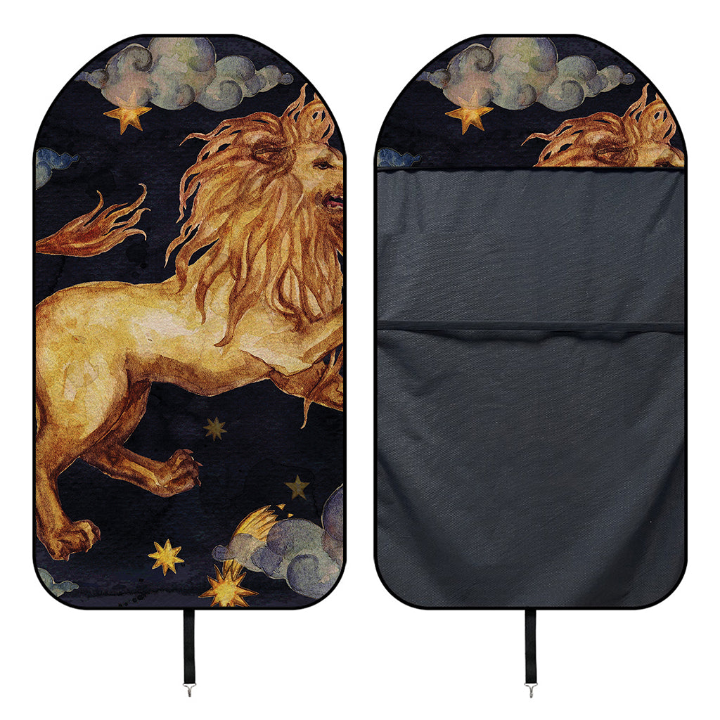 Watercolor Leo Zodiac Sign Print Waterproof Car Seat Cover