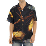 Watercolor Libra Zodiac Sign Print Aloha Shirt