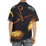 Watercolor Libra Zodiac Sign Print Aloha Shirt