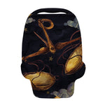 Watercolor Libra Zodiac Sign Print Baby Seat Cover