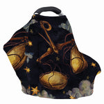 Watercolor Libra Zodiac Sign Print Baby Seat Cover