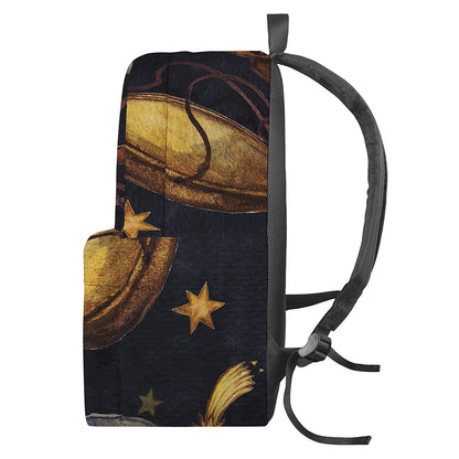 Watercolor Libra Zodiac Sign Print Backpack