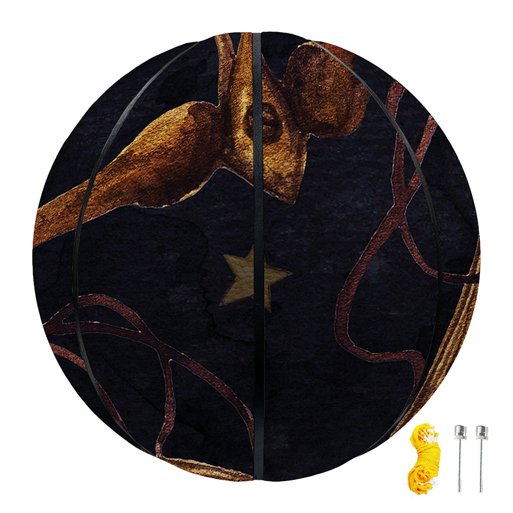 Watercolor Libra Zodiac Sign Print Basketball