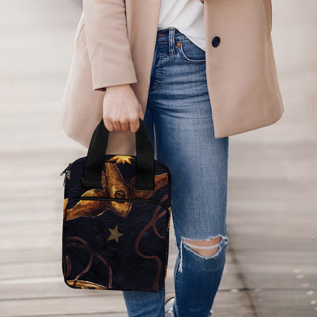 Watercolor Libra Zodiac Sign Print Bible Tote Bag