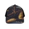 Watercolor Libra Zodiac Sign Print Black Mesh Trucker Cap