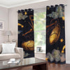 Watercolor Libra Zodiac Sign Print Blackout Grommet Curtains