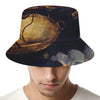 Watercolor Libra Zodiac Sign Print Bucket Hat