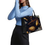 Watercolor Libra Zodiac Sign Print Canvas Tote Bag