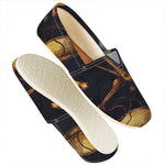 Watercolor Libra Zodiac Sign Print Casual Shoes