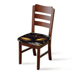 Watercolor Libra Zodiac Sign Print Chair Cushion Cover