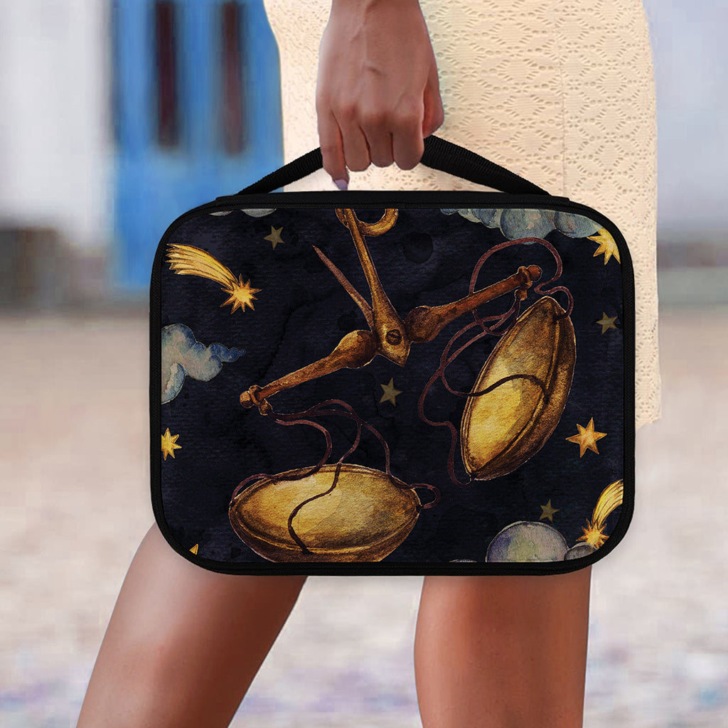 Watercolor Libra Zodiac Sign Print Classic Bible Case