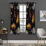 Watercolor Libra Zodiac Sign Print Curtain