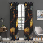 Watercolor Libra Zodiac Sign Print Curtain