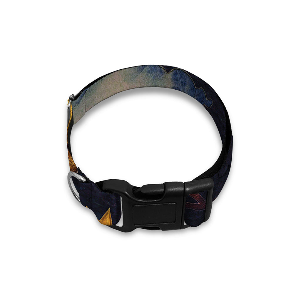 Watercolor Libra Zodiac Sign Print Dog Collar