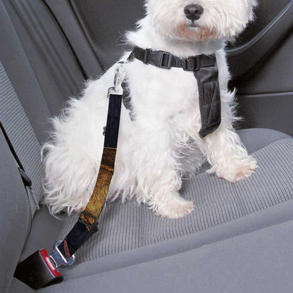Watercolor Libra Zodiac Sign Print Dog Seat Belt