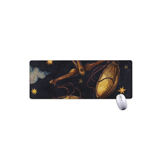 Watercolor Libra Zodiac Sign Print Extended Mouse Pad