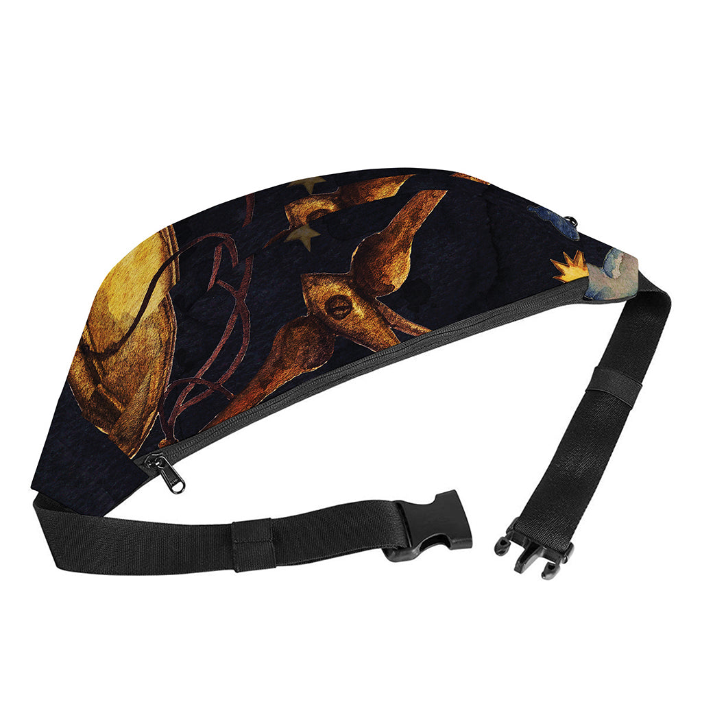Watercolor Libra Zodiac Sign Print Fanny Pack