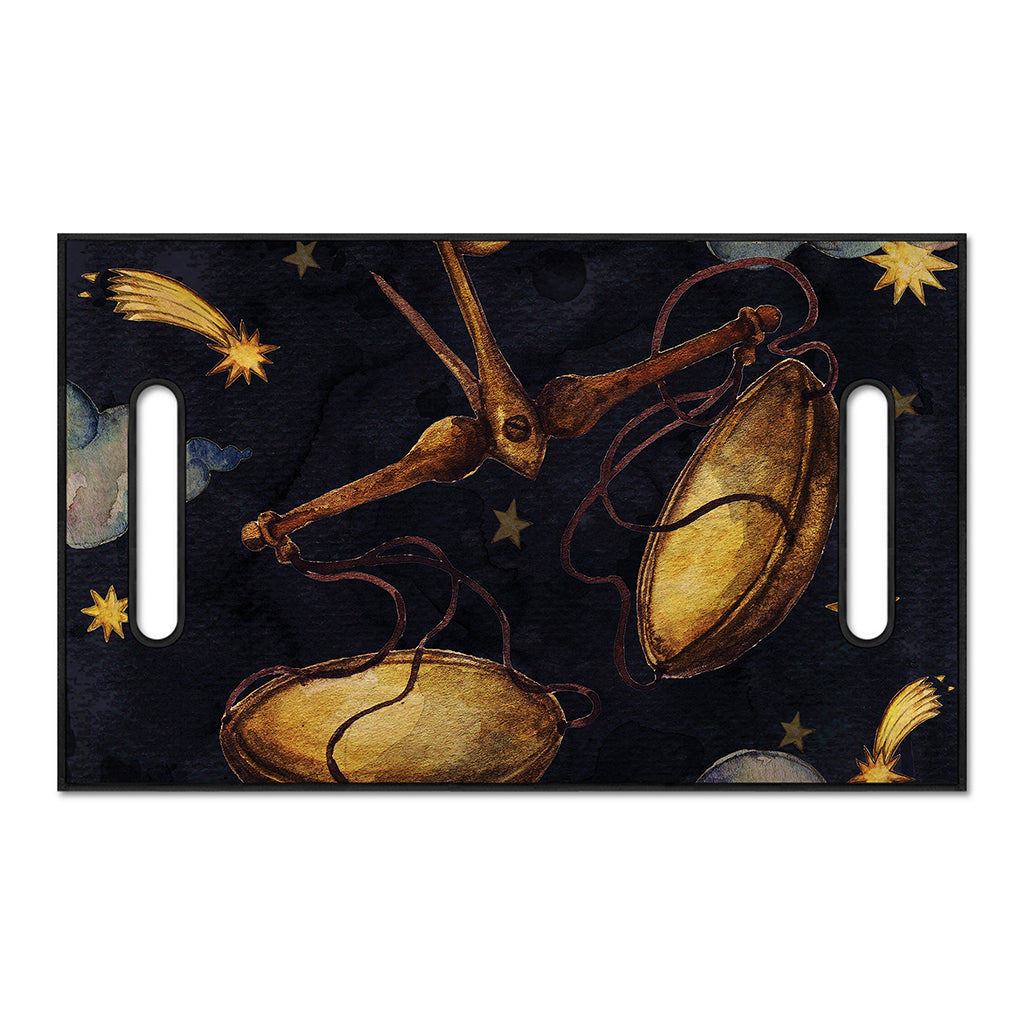 Watercolor Libra Zodiac Sign Print Golf Cart Seat Cover