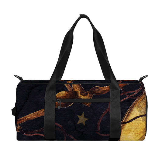 Watercolor Libra Zodiac Sign Print Gym Bag
