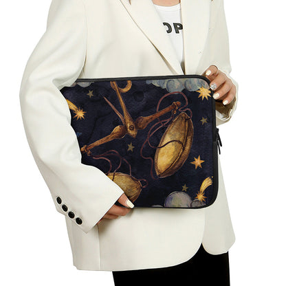 Watercolor Libra Zodiac Sign Print Laptop Sleeve