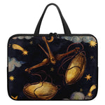 Watercolor Libra Zodiac Sign Print Laptop Sleeve With Handle