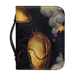 Watercolor Libra Zodiac Sign Print Leather Bible Cover