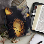 Watercolor Libra Zodiac Sign Print Leather Bible Cover
