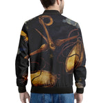 Watercolor Libra Zodiac Sign Print Men's Bomber Jacket