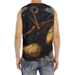 Watercolor Libra Zodiac Sign Print Men's Fitness Tank Top