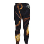 Watercolor Libra Zodiac Sign Print Men's leggings
