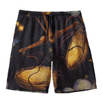 Watercolor Libra Zodiac Sign Print Men's Swim Trunks