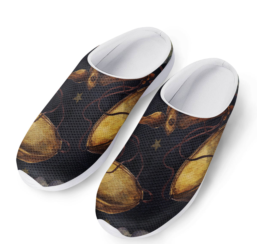 Watercolor Libra Zodiac Sign Print Mesh Casual Shoes