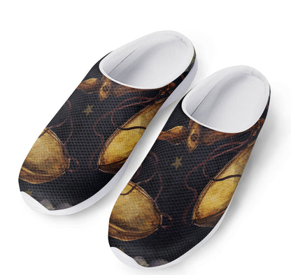 Watercolor Libra Zodiac Sign Print Mesh Casual Shoes