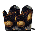 Watercolor Libra Zodiac Sign Print Oven Mitts